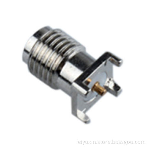 SMA Female PCB Connector, Nickel PlatedNew